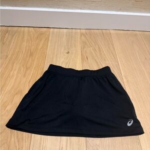 Asics Women's Black Mini Skort XS